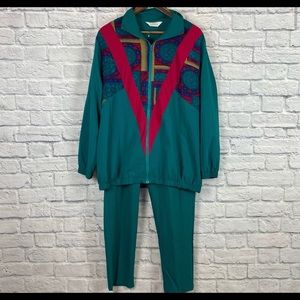 Vintage Blair’s boutique tracksuit 1980s  w/ visor